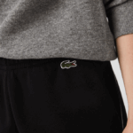 Men Lacoste V0ZN1459 Black 031 Printed Bands Trackpants - Image 6