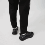 Men Lacoste V0ZN1459 Black 031 Printed Bands Trackpants - Image 9