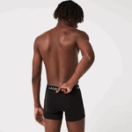Men Lacoste V0ZN1461 Black 031 Microfiber Trunk 3-Pack - Image 3