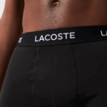 Men Lacoste V0ZN1461 Black 031 Microfiber Trunk 3-Pack - Image 4
