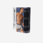 Men Lacoste V0ZN1461 Black 031 Microfiber Trunk 3-Pack - Image 6