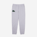 Men Lacoste V0ZN1475 Grey Chine Green Y9K Cotton Fleece Lounge Joggers - Image 4