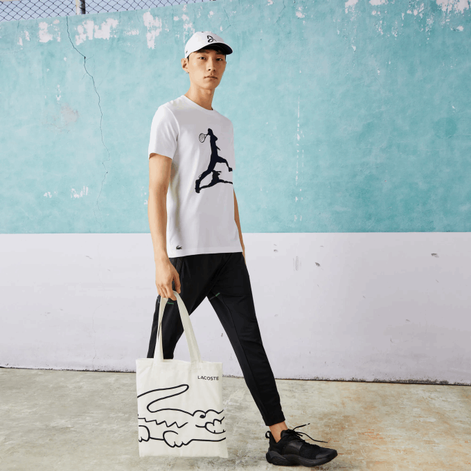 Men Lacoste V0ZN1483 White 001 SPORT x Novak Djokovic Pack - Image 1