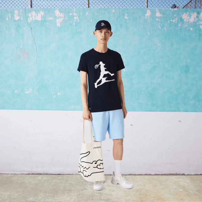 Men Lacoste V0ZN1484 Navy Blue 166 SPORT x Novak Djokovic Pack - Image 2