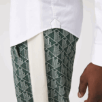 Men Lacoste V0ZN1488 White 001 Slim Fit Stretch Cotton Poplin Shirt - Image 8