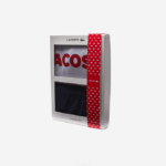 Men Lacoste V0ZN1510 Grey Chine Navy White Red 4TY Colorblock Stretch Cotton Long Pajamas Set - Image 5
