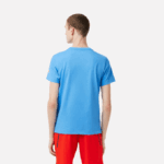 Men Lacoste V0ZN152 Blue L99 Tennis x Novak Djokovic T-Shirt - Image 3