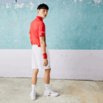 Men Lacoste V0ZN1533 White 001 SPORT x Novak Djokovic Light Stretch Shorts - Image 3
