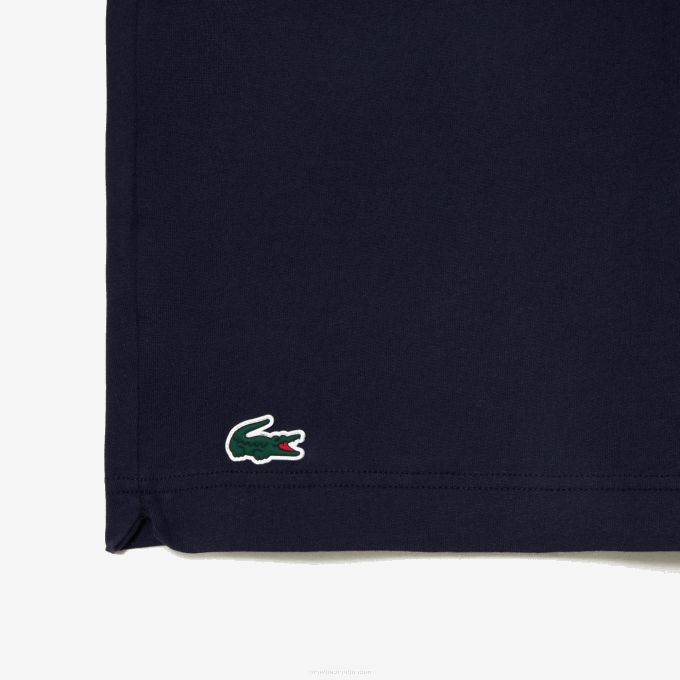 Men Lacoste V0ZN153 Navy Blue 166 Tennis x Novak Djokovic T-Shirt - Image 5