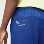 Men Lacoste V0ZN1544 Blue Flashy Yellow White 8Q6 SPORT Layered Shorts - Image 8