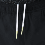 Men Lacoste V0ZN1545 Black Green White 9AZ SPORT Layered Shorts - Image 4