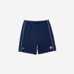 Men Lacoste V0ZN1546 White Navy Blue R20 SPORT French Open Edition Lightweight Stretch Shorts - Image 5