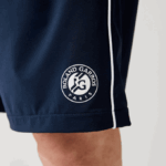 Men Lacoste V0ZN1546 White Navy Blue R20 SPORT French Open Edition Lightweight Stretch Shorts - Image 8