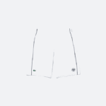 Men Lacoste V0ZN1547 White Navy Blue AJ0 SPORT French Open Edition Lightweight Stretch Shorts - Image 4