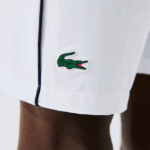 Men Lacoste V0ZN1547 White Navy Blue AJ0 SPORT French Open Edition Lightweight Stretch Shorts - Image 7