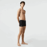 Men Lacoste V0ZN1557 Black White 258 Breathable Technical Mesh Trunk