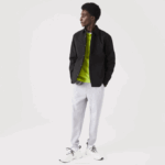 Men Lacoste V0ZN1569 Black 031 Water-Resistant Overshirt