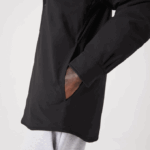 Men Lacoste V0ZN1569 Black 031 Water-Resistant Overshirt - Image 5