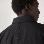 Men Lacoste V0ZN1569 Black 031 Water-Resistant Overshirt - Image 7