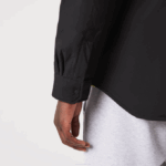 Men Lacoste V0ZN1569 Black 031 Water-Resistant Overshirt - Image 8