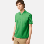 Men Lacoste V0ZN156 Green L94 Original L.12.12 Polo