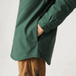 Men Lacoste V0ZN1570 Green 5HX Water-Resistant Overshirt - Image 7