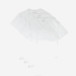 Men Lacoste V0ZN1579 White 001 Lounge T-Shirt 3-Pack