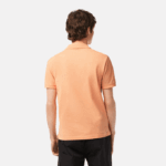 Men Lacoste V0ZN157 Light Orange HEB Original L.12.12 Slim Fit Polo - Image 2