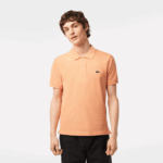 Men Lacoste V0ZN157 Light Orange HEB Original L.12.12 Slim Fit Polo