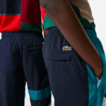 Men Lacoste V0ZN1586 Multicolor C50 Water-Repellent Patchwork Trackpants - Image 3