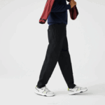 Men Lacoste V0ZN1587 Black 031 Organic Cotton Gabardine Chinos - Image 2