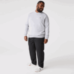 Men Lacoste V0ZN1587 Black 031 Organic Cotton Gabardine Chinos - Image 6
