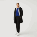 Men Lacoste V0ZN1588 Black 031 Slim Fit Light Water-Resistant Chinos - Image 2