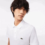 Men Lacoste V0ZN158 White 001 Original L.12.12 Slim Fit Polo - Image 2