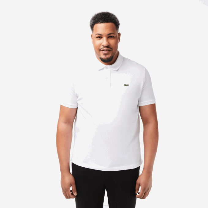 Men Lacoste V0ZN158 White 001 Original L.12.12 Slim Fit Polo - Image 6