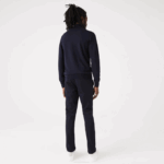 Men Lacoste V0ZN1592 Navy Blue 166 Turtleneck Merino Wool Sweater - Image 3
