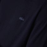 Men Lacoste V0ZN1592 Navy Blue 166 Turtleneck Merino Wool Sweater - Image 5