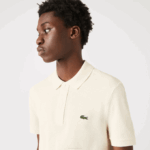 Men Lacoste V0ZN159 White XFJ Original L.12.12 Slim Fit Polo - Image 2