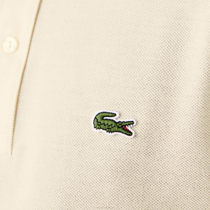 Men Lacoste V0ZN159 White XFJ Original L.12.12 Slim Fit Polo - Image 4