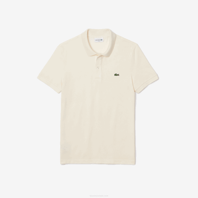 Men Lacoste V0ZN159 White XFJ Original L.12.12 Slim Fit Polo - Image 5