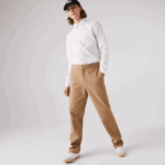 Men Lacoste V0ZN1614 White 001 Regular Fit Cotton Poplin Shirt - Image 5
