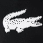 Men Lacoste V0ZN161 Black White 258 SPORT 3D Print Crocodile Breathable Jersey T-Shirt - Image 7