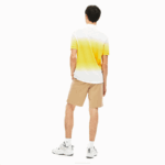 Men Lacoste V0ZN1620 Beige 02S Regular Fit Cotton Gabardine Bermuda Shorts - Image 3