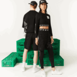 Men Lacoste V0ZN1634 Black 031 LIVE x Minecraft Nylon Bermuda Shorts - Image 3