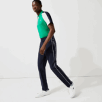 Men Lacoste V0ZN1640 Navy Blue White 525 SPORT Light Stretch Golf Pants