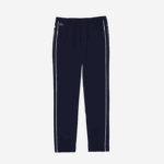 Men Lacoste V0ZN1640 Navy Blue White 525 SPORT Light Stretch Golf Pants - Image 5
