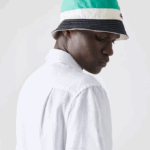 Men Lacoste V0ZN1646 White 001 Regular Fit Linen Shirt - Image 7