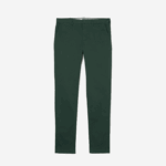 Men Lacoste V0ZN1655 Green 5HX New Classic Slim Fit Stretch Cotton Pants - Image 4