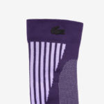 Men Lacoste V0ZN1667 Black Yellow Purple 6QH SPORT Socks - Image 2