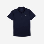 Men Lacoste V0ZN166 Navy Blue 166 SPORT Breathable Abrasion-Resistant Interlock Polo - Image 5